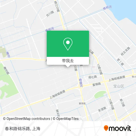 春和路锦乐路地图