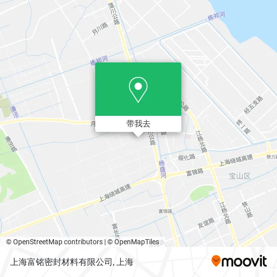 上海富铭密封材料有限公司地图