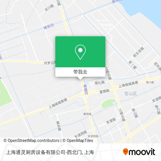 上海通灵厨房设备有限公司-西北门地图