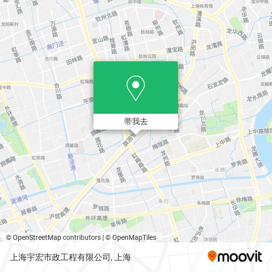上海宇宏市政工程有限公司地图