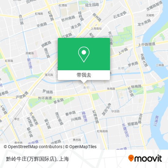 黔岭牛庄(万辉国际店)地图