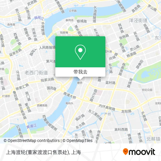 上海渡轮(董家渡渡口售票处)地图