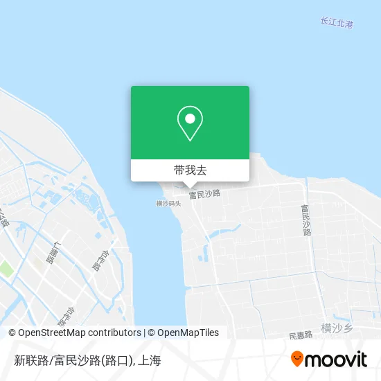 新联路/富民沙路(路口)地图