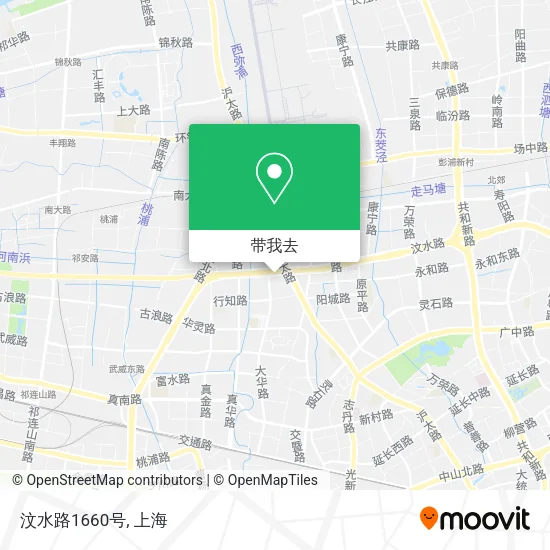 汶水路1660号地图