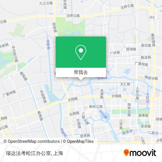 瑞达法考松江办公室地图