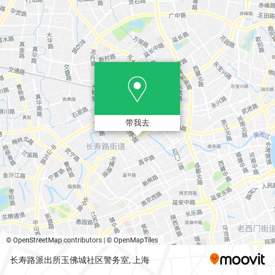 长寿路派出所玉佛城社区警务室地图