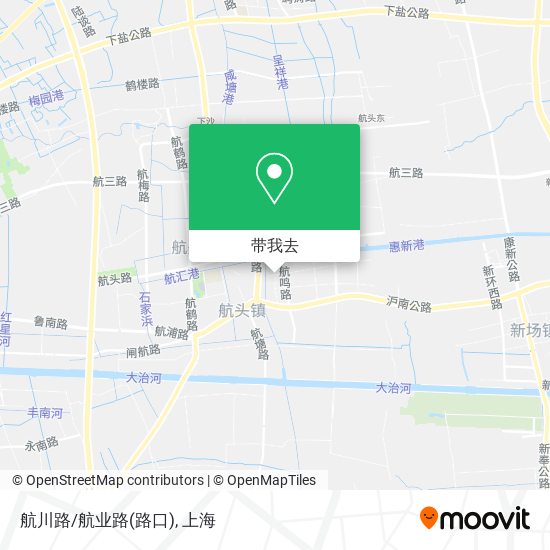 航川路/航业路(路口)地图