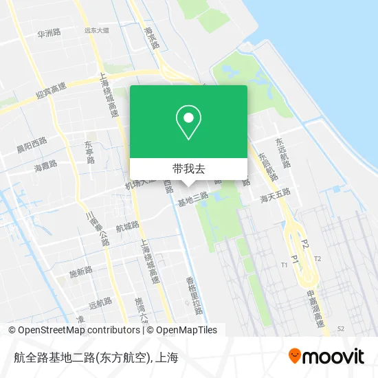 航全路基地二路(东方航空)地图
