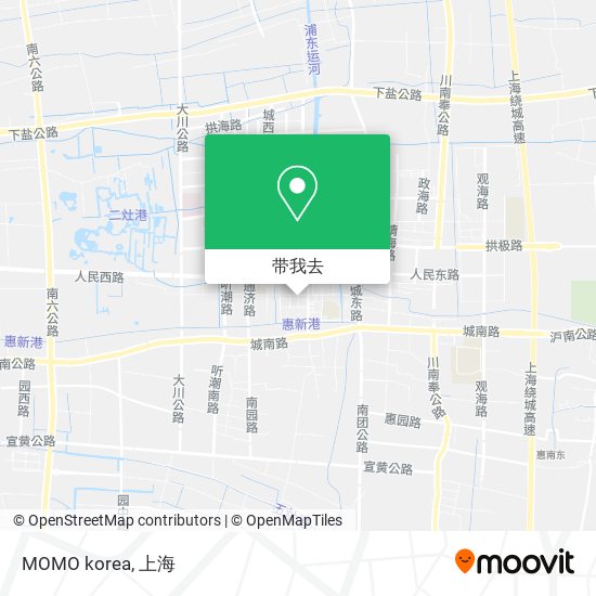 MOMO korea地图