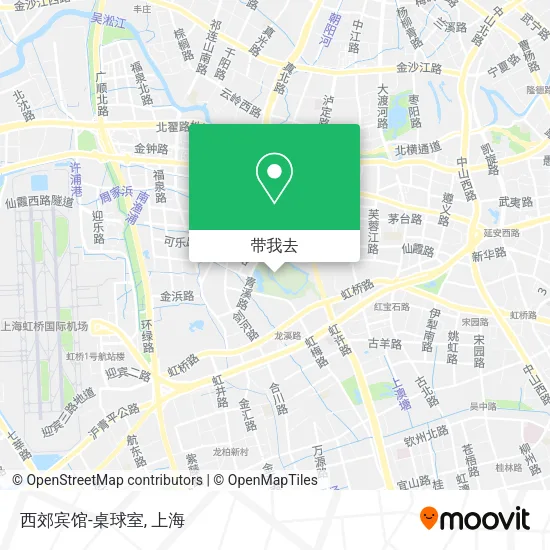 西郊宾馆-桌球室地图