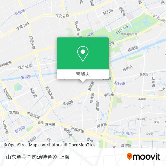 山东单县羊肉汤特色菜地图