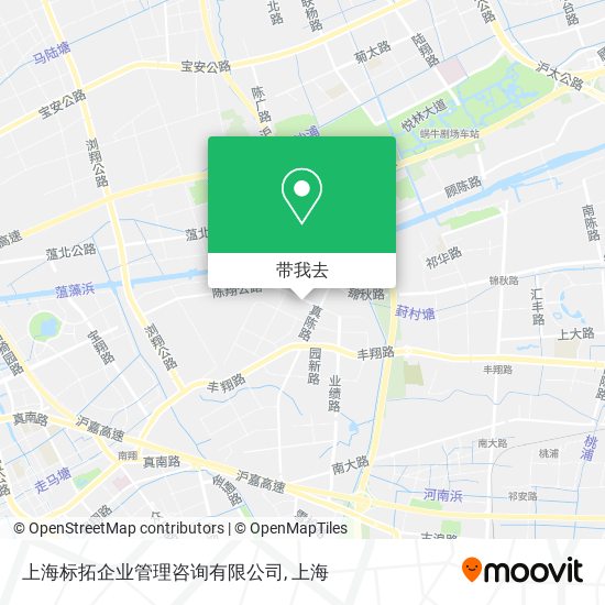 上海标拓企业管理咨询有限公司地图