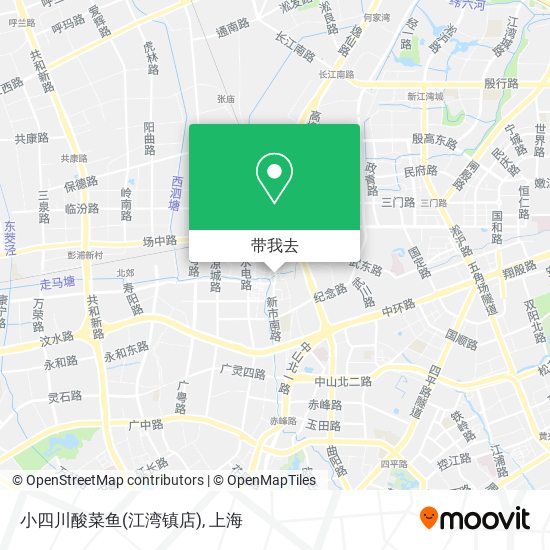 小四川酸菜鱼(江湾镇店)地图