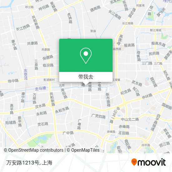 万安路1213号地图