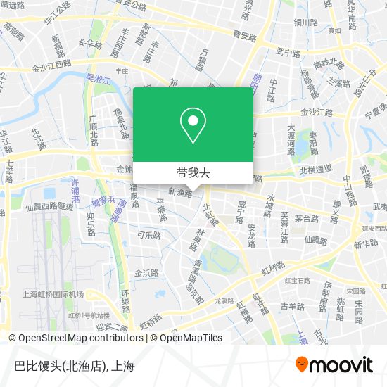 巴比馒头(北渔店)地图