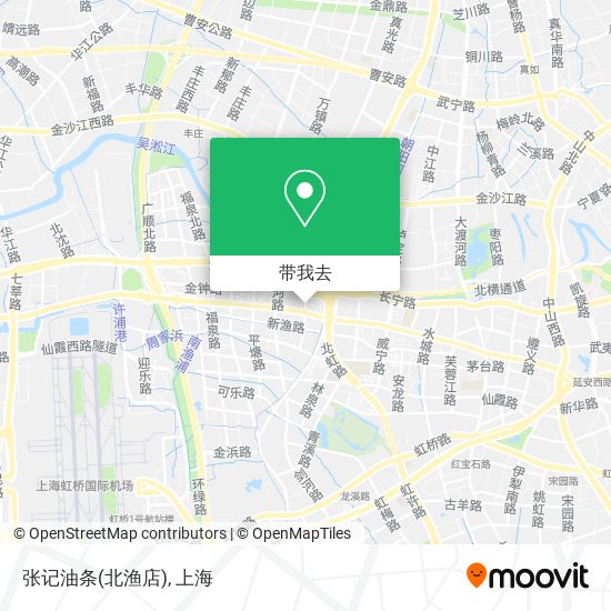 张记油条(北渔店)地图