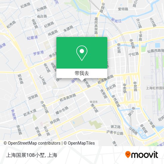 上海国展108小墅地图