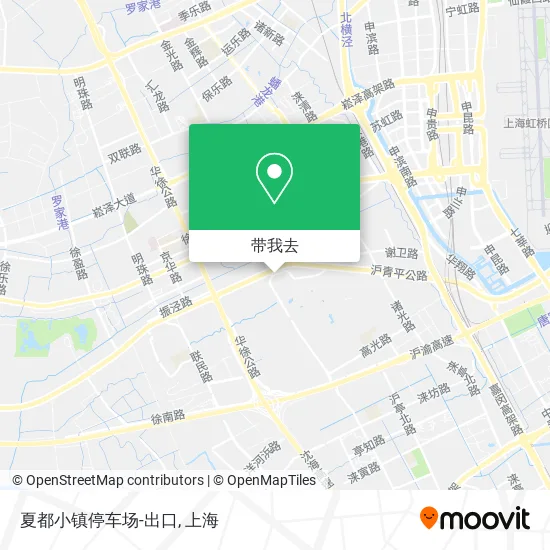 夏都小镇停车场-出口地图