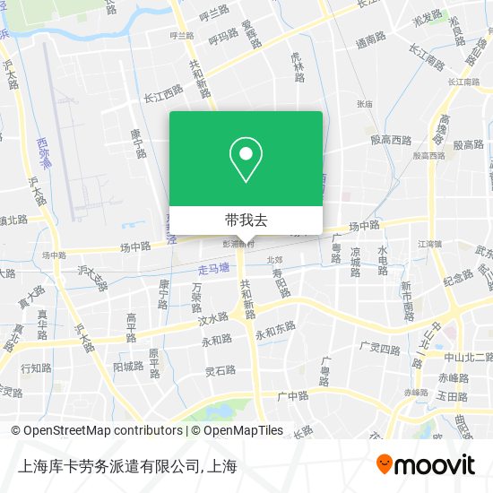 上海库卡劳务派遣有限公司地图