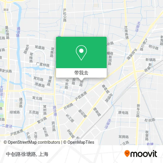中创路徐塘路地图