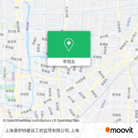 上海康舒特建设工程监理有限公司地图
