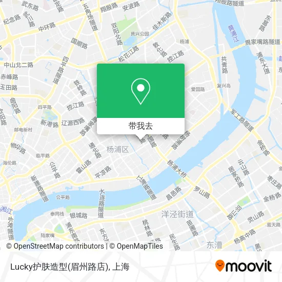 Lucky护肤造型(眉州路店)地图