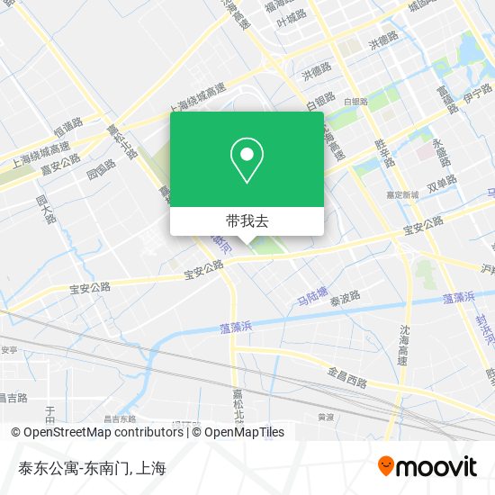 泰东公寓-东南门地图