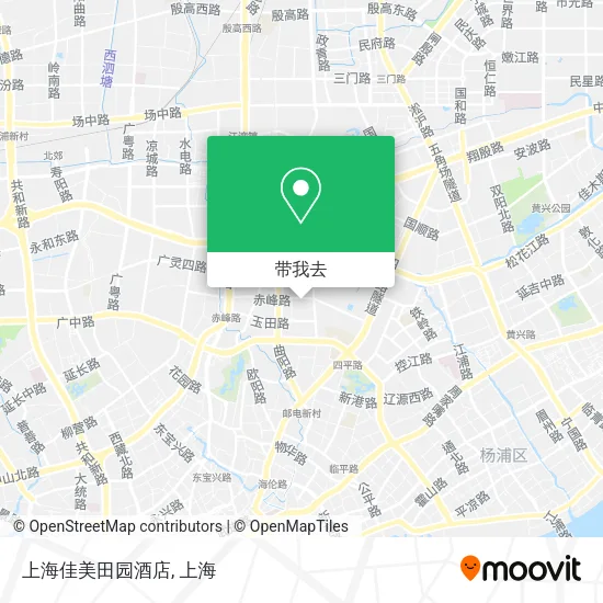 上海佳美田园酒店地图