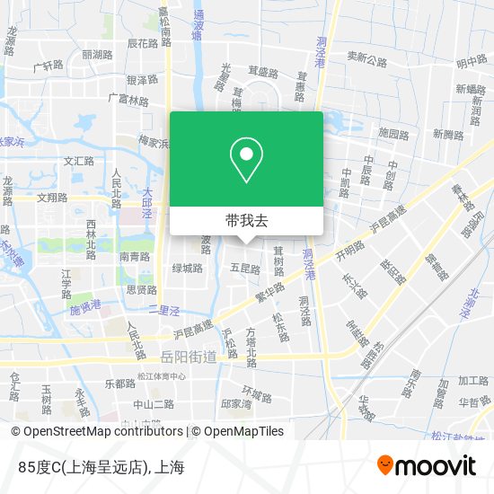 85度C(上海呈远店)地图