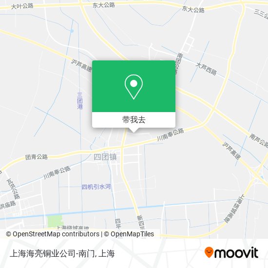 上海海亮铜业公司-南门地图