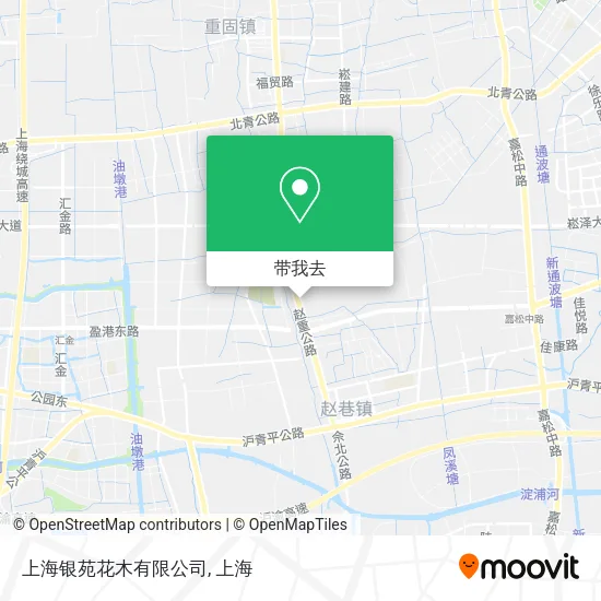 上海银苑花木有限公司地图