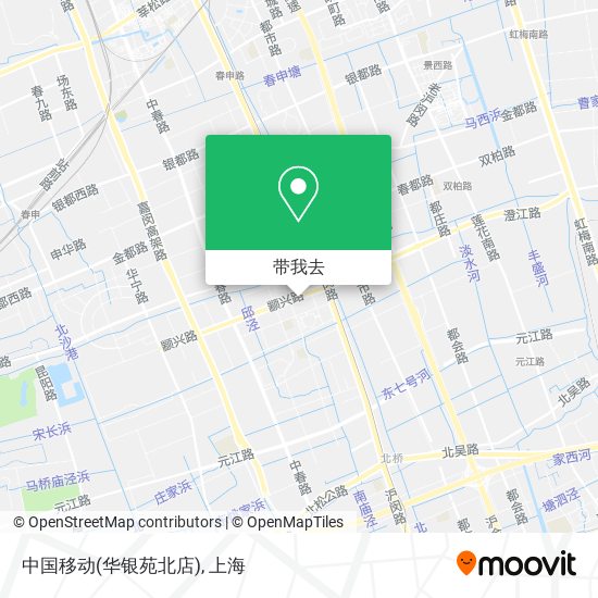 中国移动(华银苑北店)地图