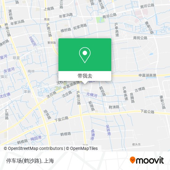 停车场(鹤沙路)地图