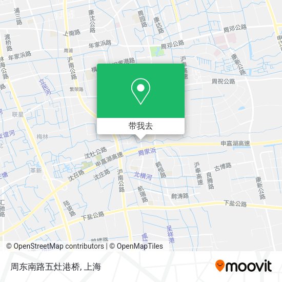 周东南路五灶港桥地图