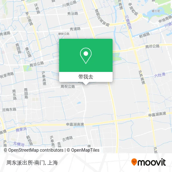 周东派出所-南门地图