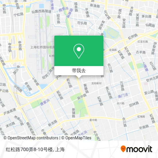 红松路700弄8-10号楼地图