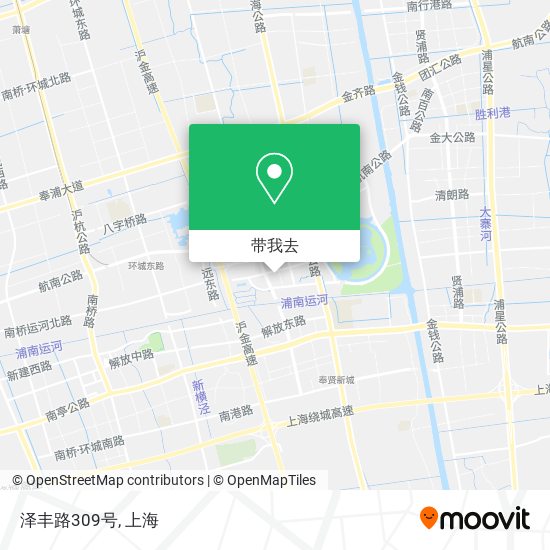 泽丰路309号地图