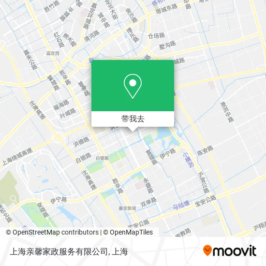 上海亲馨家政服务有限公司地图