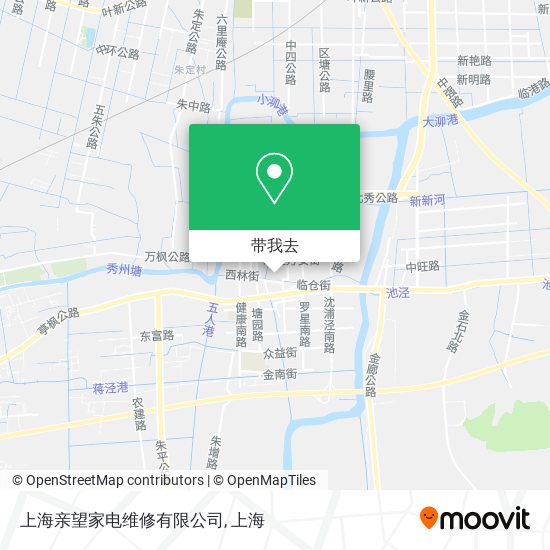 上海亲望家电维修有限公司地图