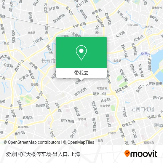 爱康国宾大楼停车场-出入口地图