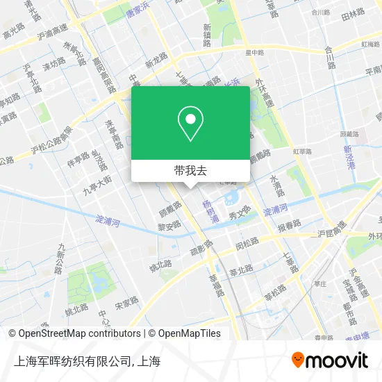 上海军晖纺织有限公司地图