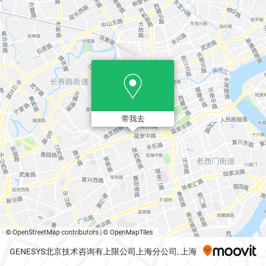 GENESYS北京技术咨询有上限公司上海分公司地图