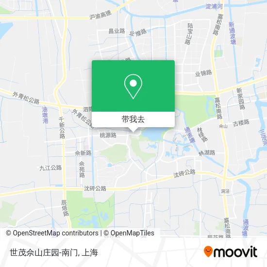 世茂佘山庄园-南门地图