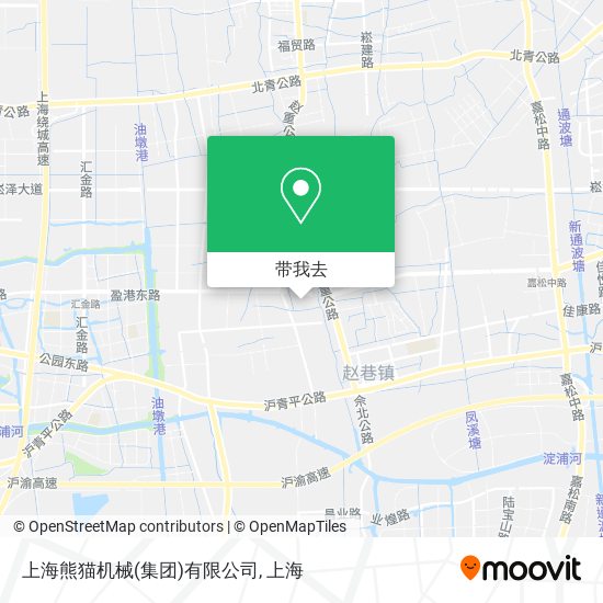 上海熊猫机械(集团)有限公司地图