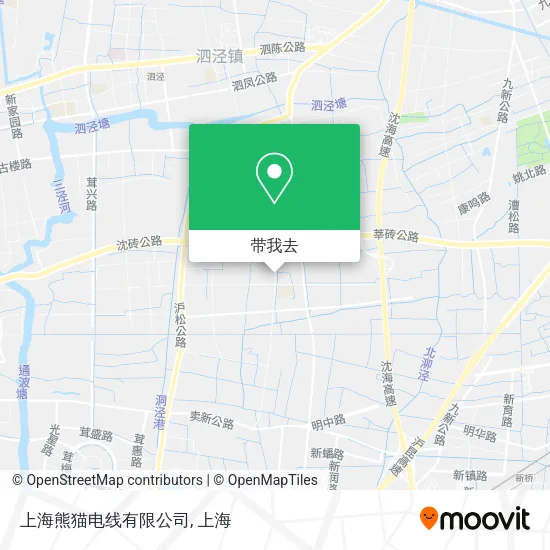 上海熊猫电线有限公司地图