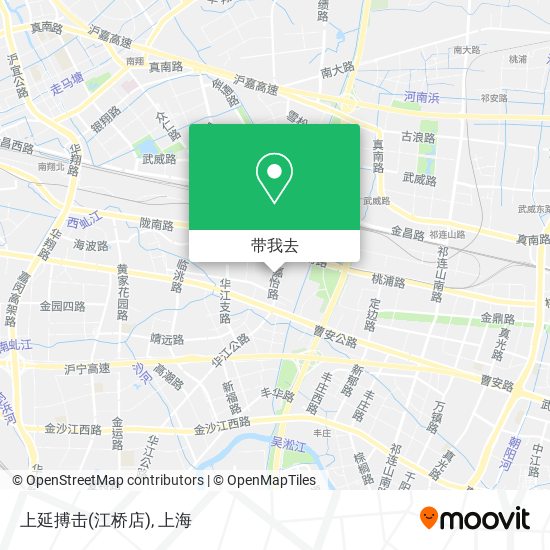 上延搏击(江桥店)地图