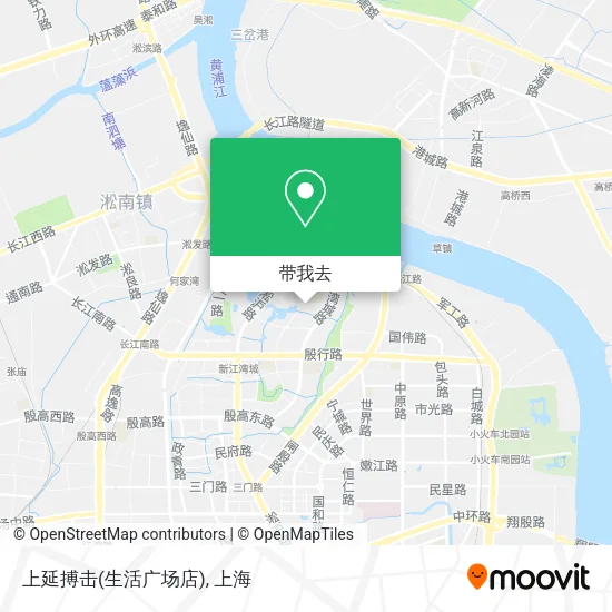 上延搏击(生活广场店)地图