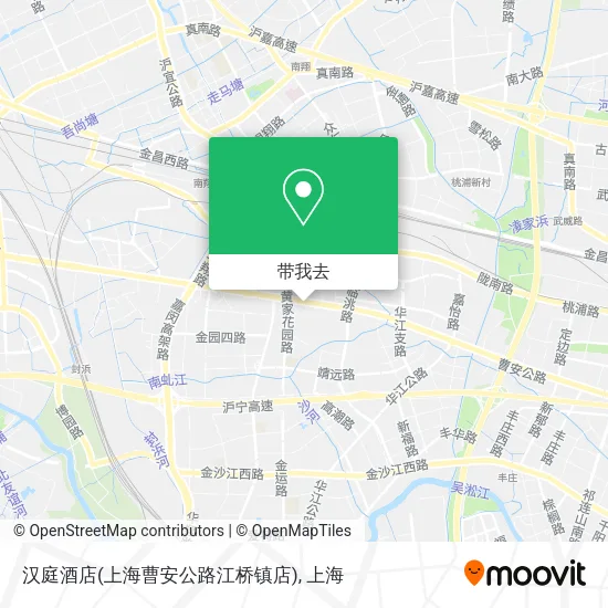 汉庭酒店(上海曹安公路江桥镇店)地图