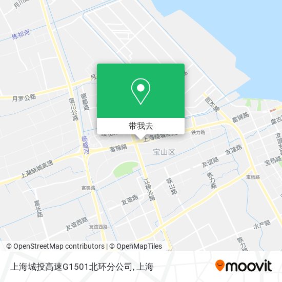 上海城投高速G1501北环分公司地图