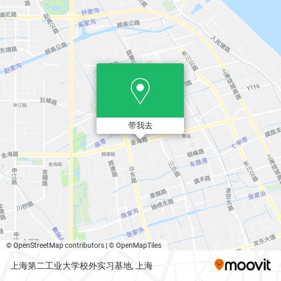 上海第二工业大学校外实习基地地图